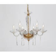 ACA LIGHTING CANDELEU VIOLET 6X14 CRISTAL TRANSPARENT BLK80286PCG
