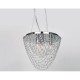 ACA LIGHTING ПЕНДЕЛ MISSY КРИСТАЛ 4ХΕ14 ХРОМ MISSY404P