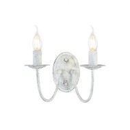 ACA LIGHTING APLICAȚIE ACCRA 2XE14 ALB ANTIC DL9312WAG