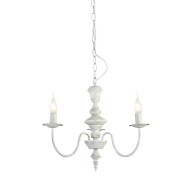 ACA LIGHTING CANDELEU ACCRA 3XE14 ALB ANTIC DL9313PAG