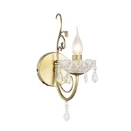 ACA LIGHTING АПЛИК FABERGE 1ХΕ14 БРОНЗ,КРИСТАЛ DLA12151W