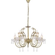 ACA LIGHTING ПОЛИЛЕЙ FABERGE 5ХΕ14 БРОНЗ,КРИСТАЛ DLA12155P