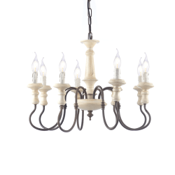 ACA LIGHTING CANDELEU TOULOUSE 8ΧΕ14 ANTIC EG178P60R