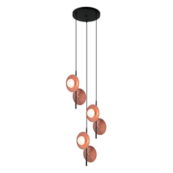 ACA LIGHTING ПОЛИЛЕЙ HYDRA 6XG9 МЕД/ЧЕРНО HL4306P53BC