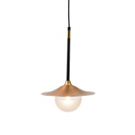 ACA LIGHTING PENDANT LAYLA 1XG9 BRASS HL4311P20BB