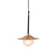 ACA LIGHTING PENDANT LAYLA 1XG9 BRASS HL4311P20BB