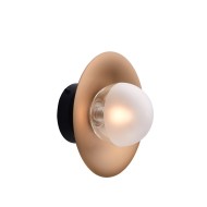 ACA LIGHTING WALLLAMPT LAYLA 1XG9 BRASS HL4321W20BB