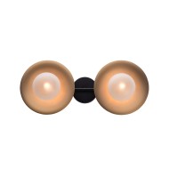 ACA LIGHTING WALLLAMPT LAYLA 2XG9 BRASS HL4322W47BB