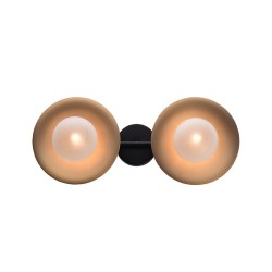 ACA LIGHTING WALLLAMPT LAYLA 2XG9 BRASS HL4322W47BB