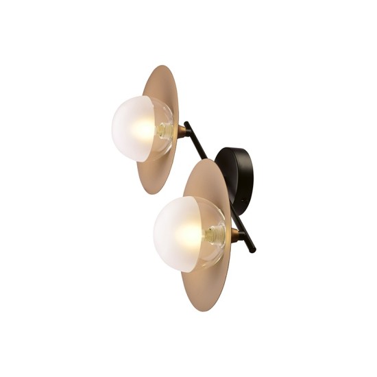 ACA LIGHTING АПЛИК LAYLA 2XG9 МЕСИНГ HL4322W47BB