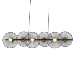 ACA LIGHTING ПОЛИЛЕЙ KOBE 6ΧΕ27 МЕТАЛ HL45846P103B