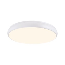 ACA LIGHTING LED ПЛАФОН KALLISTA 32W CCT 2560lm Ф40 МЕТАЛ/PVC БЯЛ HM27LEDC40WHCCT