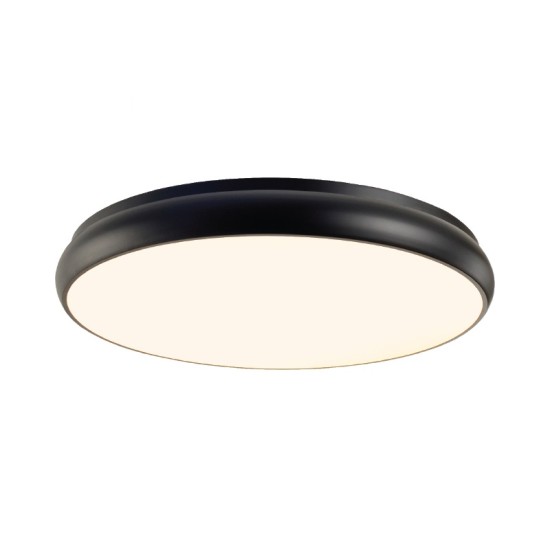 ACA LIGHTING LED ПЛАФОН KALLISTA 32W CCT 2560lm Ф40 МЕТАЛ/PVC HM27LEDC40BKCCT