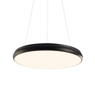 ACA LIGHTING LED PENDANT KALLISTA 32W CCT 2560lm Ф40 METAL/PVC BLACK HM27LEDP40BKCCT