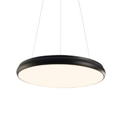 ACA LIGHTING LED ПЕНДЕЛ KALLISTA 32W CCT 2560lm Ф40 МЕТАЛ/PVC ЧЕРЕН HM27LEDP40BKCCT