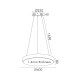 ACA LIGHTING LED ПЕНДЕЛ KALLISTA 32W CCT 2560lm Ф40 МЕТАЛ/PVC ЧЕРЕН HM27LEDP40BKCCT