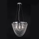 ACA LIGHTING ПЕНДЕЛ MISSY КРИСТАЛ 4ХΕ14 ХРОМ MISSY404P