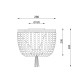 ACA LIGHTING CEILING SPETSES WOODEN BEADS 3ΧΕ27 WHITE ML127051P