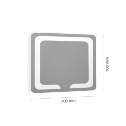 LED ОГЛЕДАЛО 14002 18W DIMM