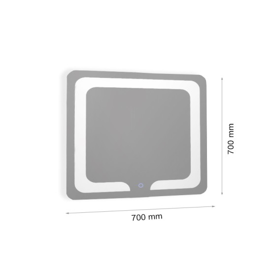 LED ОГЛЕДАЛО 14002 18W DIMM