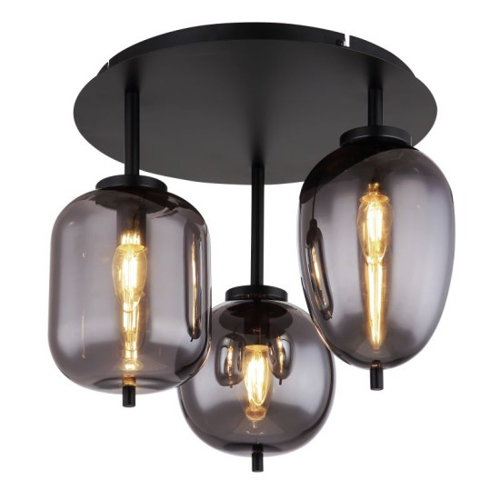GLOBO CEILING LAMP BLACKY  15345-3D