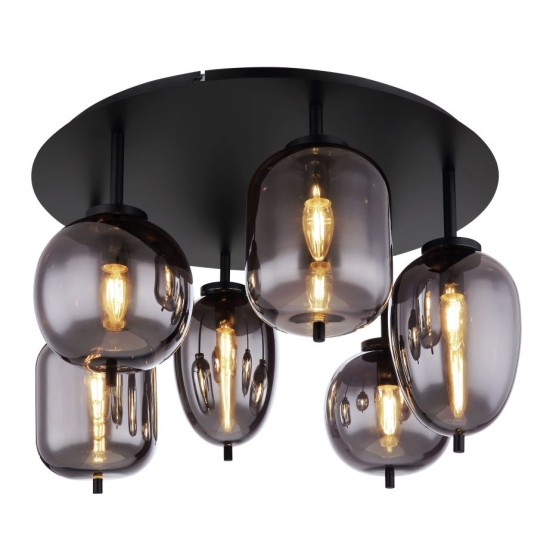 GLOBO CANDELABRU BLACKY 15345-6D