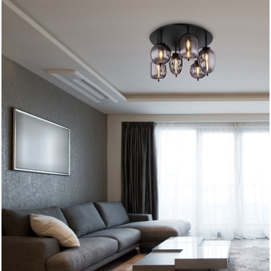 GLOBO CANDELABRU BLACKY 15345-6D