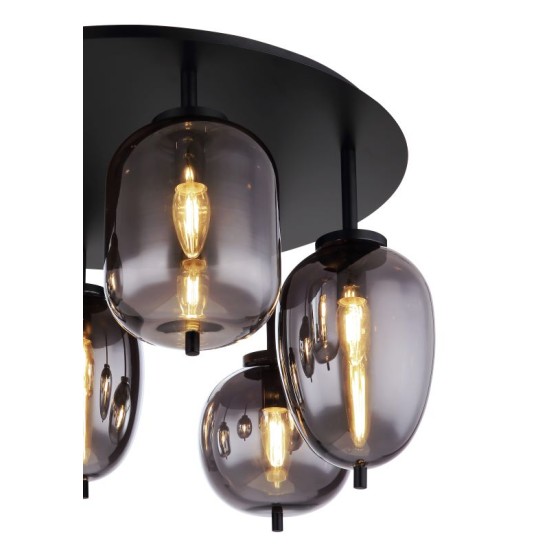 GLOBO CANDELABRU BLACKY 15345-6D