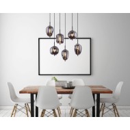 GLOBO PENDANT CHANDELIER BLACKY  15345-6