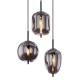GLOBO PENDUL CANDELABRU BLACKY 15345-6