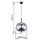 GLOBO PENDANT LAMP BLACKY 15345H1