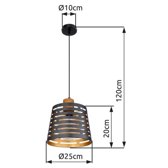 GLOBO PENDANT LAMP ABLONA 15451H