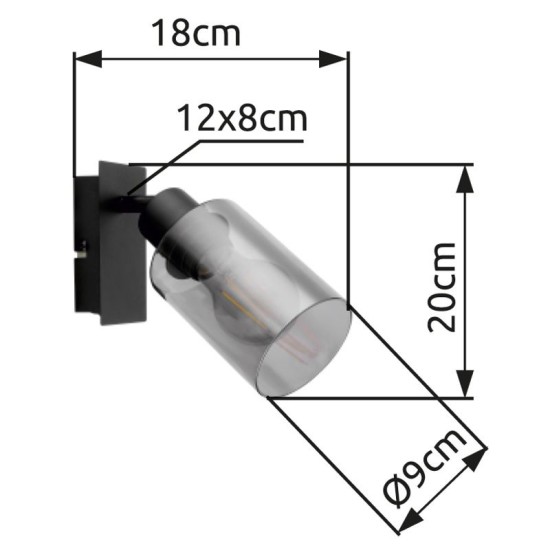 GLOBO WALL LAMP HADERA 15465-1