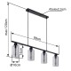 GLOBO PENDUL HADERA 15465-4H
