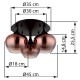 GLOBO ПОЛИЛЕЙ MAXY 15548-3DG
