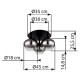 GLOBO ПОЛИЛЕЙ MAXY 15548-3D1