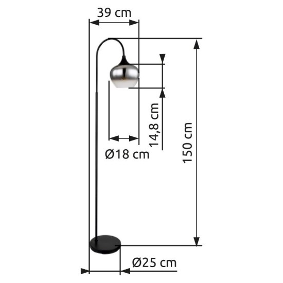 GLOBO LAMPA PODEA MAXY 15548S