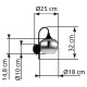 GLOBO АПЛИК MAXY 15548W