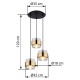 GLOBO CEILING LAMP MILLEY 15560-3H