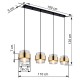 GLOBO CEILING LAMP MILLEY 15560-4H