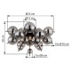 GLOBO CEILING LAMP UDO 15633DS