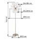 GLOBO LAMPA PODEA UDO 15633S0