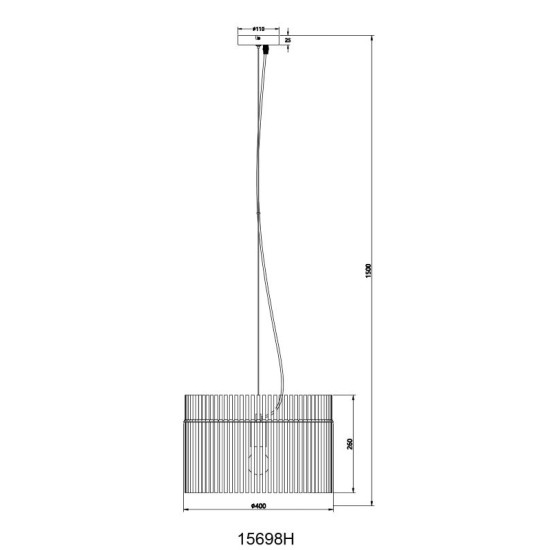 GLOBO PENDANT LAMP GORLEY 15698H