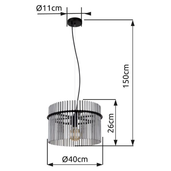 GLOBO PENDANT LAMP GORLEY 15698H