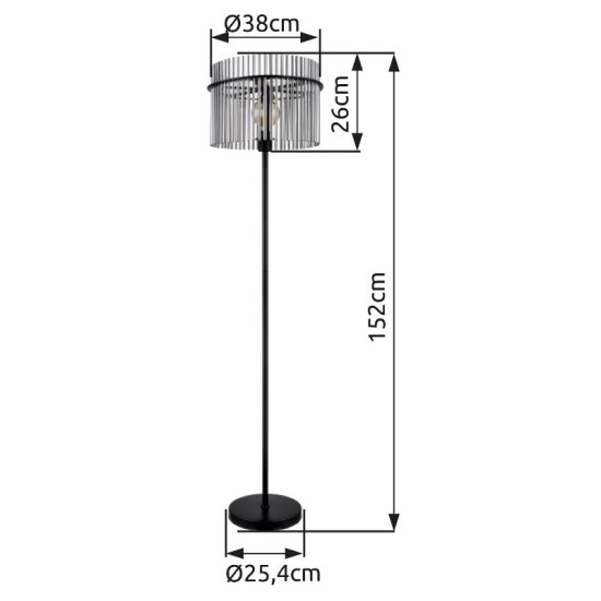 GLOBO FLOOR LAMP GORLEY 15698S