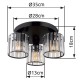 GLOBO CEILING LAMP JORDANA 15742-3D