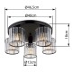 GLOBO CEILING LAMP JORDANA 15742-5D