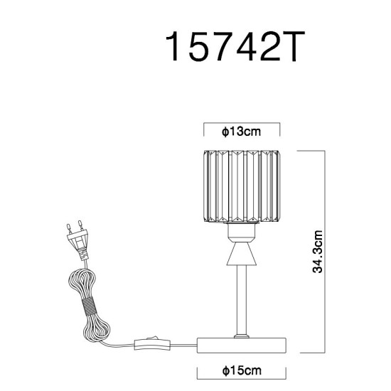 GLOBO TABLE LAMP JORDANA 15742T