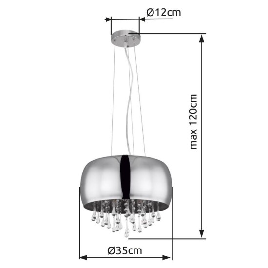 GLOBO ПЕНДЕЛ KALLA 15809H