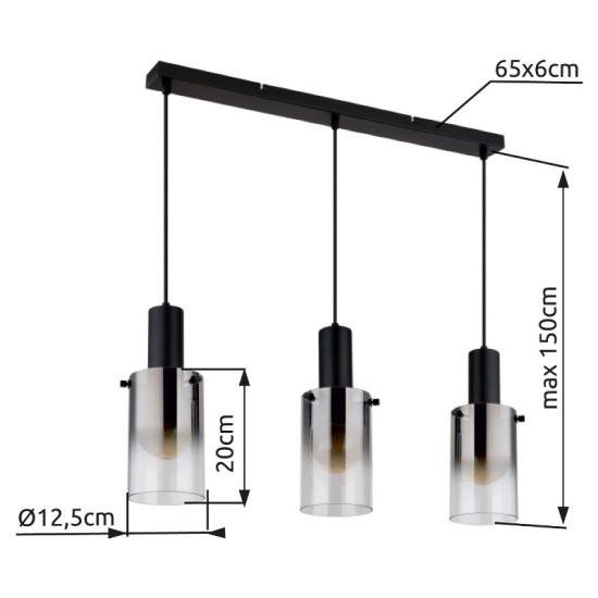 GLOBO CANDELABRU FLORENTINA 15907-3H